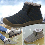 Men's,Winter,Boots,Shoes,Thick,Fluff,Waterproof,Outdoor,Fabric,Shoes