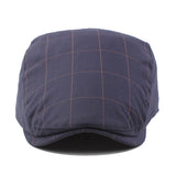 Cotton,Plaid,Painter,Beret,Outdoor,Breathable,Gatsby,Newsboy,Hunting