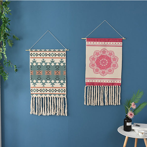 Tapestry,Macrame,Hanging,Bohemian,Decoration,Geometric