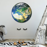 Loskii,CC091,Creative,Luminous,Europe,Earth,Clock,Clock,Quartz,Clock,Office,Decorations