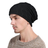 Winter,Cotton,Knitted,Beanie,Causal,Thickening,Windproof,Outdoor,Stretchable