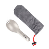 Keith,Ti5312,Titanium,Short,Handle,Ultralight,Spork,Spoon,Outdoor,Camping,Picnic,Children,Tableware