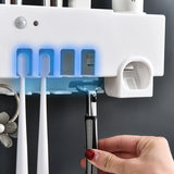 Automatic,Toothpaste,Dispenser,Toothbrush,Sterilizer,Charged,Mount,Toothbrush,Holder