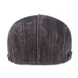 Women,Washed,Denim,Adjustable,Painter,Beret,Newsboy,Cabbie