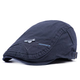 Men's,Cotton,Satin,Weave,Adjustable,Peaked,Literary,Outdoor,Sport,Forward,Duckbill