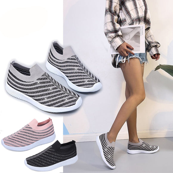 Women,Loafers,Crystal,Bright,Sneakers,Shoes,Breathable,Running,Shoes,Outdoor,Hiking