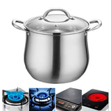 Kitchen,Stainless,Steel,Stockpot,Boiling,Cooking,Saucepan