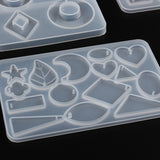 248Pcs,Silicone,Earring,Pendant,Resin,Epoxy,Jewelry,Making,Mould,Tools