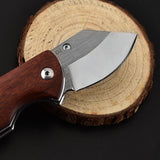 120mm,Folding,Knife,Steel,Blade,Rosewood,Handle,Cutter,Outdoor,Camping,Survival,Tactical,Knive