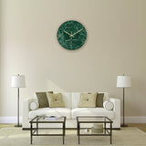 Loskii,CC007,Creative,Marble,Pattern,Clock,Clock,Quartz,Clock,Office,Decorations