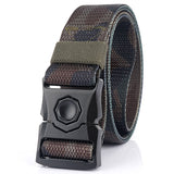 125CM,Camouflage,Nylon,Tactical,Outdoor,Leisure,Canvas,Waist,Belts,Automatic,Alloy,Buckle