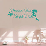 Letters,Style,Stickers,Paper,Creative,Mermaid,Shaped,Decorations,Removable,Decals
