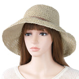 Women,Foldable,Sunscreen,Bucket,Straw,Outdoor,Casual,Travel,Beach,Floppy