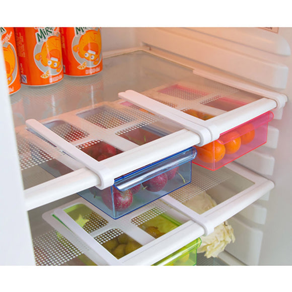 Slide,Fridge,Freezer,Organizer,Refrigerator,Storage,Shelf,Drawer