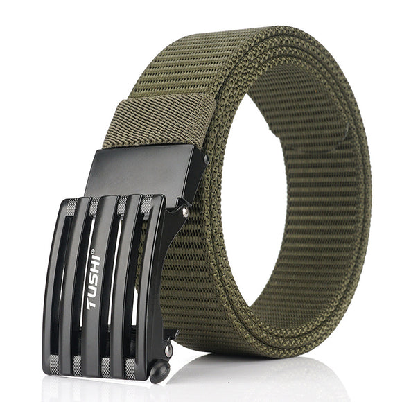 TUSHI,125cm,3.4cm,Alloy,Quick,Release,Buckle,Nylon,Tactical,Casual,Belts,Business