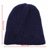 Unisex,Women,Knitted,Slouch,Beanie,Twill,Color,Elastic,Outdoor