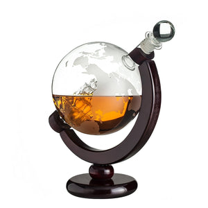 850ml,Glass,Decanter,Globe,Liquor,Gifts,Whiskey,Bottle,Large,Capacity,Bottle,Spirits