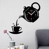 Emoyo,ECY018,Creative,Teapot,Clock,Animal,Clock,Office,Decorations