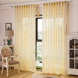 Panel,Jacquard,Sheer,Tulle,Curtains,Bedroom,Living,Hollow,Window,Screening