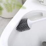 Mounted,Stand,Bristle,Silicone,Toilet,Cleaning,Brushes,Holder