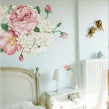 Peony,Flower,Blossom,Stickers,Decorations