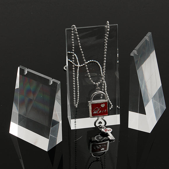 Acrylic,Necklace,Display,Stand,Transparent,Jewelry,Showcase,Holder,Chain,Handing,Organizer