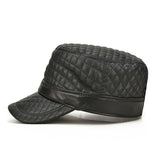 Men's,Leather,Baseball,Adjustable,Outdoor,Windproof,Snapback