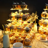 Layer,Stand,Wedding,Party,Cupcake,Display,Holder,String,Light