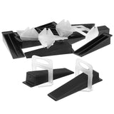 50Pcs,Black,Leveling,System,Wedges,Clips,Floor,Spacers,Strap,Device,Tools