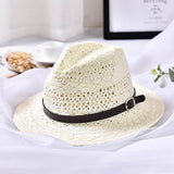 Women,Summer,Foldable,Sunscreen,Beach,Straw,Hollow,Breathable