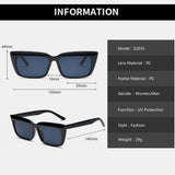 Unisex,Retro,Square,Frame,Protection,Fashion,Sunglasses