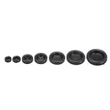 170Pcs,Rubber,Sealing,Black,Grommets,Gasket,Assortment,Plastic