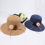 Women,Folding,Woven,Brimmed,Bucket,Outdoor,Bandage,Beach,Dress,Visor,Bowknot