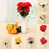 Heads,Artificial,Carnation,Flower,Bouquet,Party,Wedding,Decorations