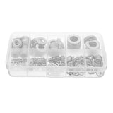 SuleveMXSW3,400Pcs,Stainless,Steel,Washer,Round,Assortment