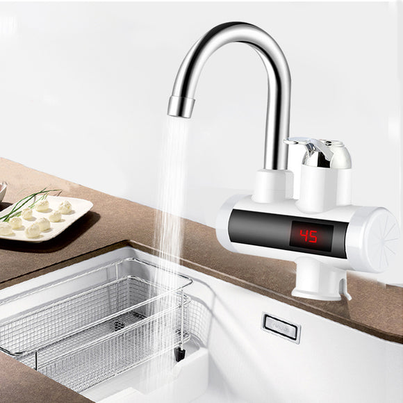 Electric,Kitchen,Faucet,Instant,Water,Heater,Temperature,Display