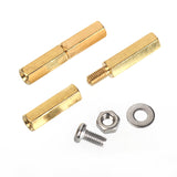 Suleve,M3BH6,750Pcs,Brass,Column,Standoff,Support,Spacer,Pillar,Stainless,Steel,Cross,Screw,Assortment,Board
