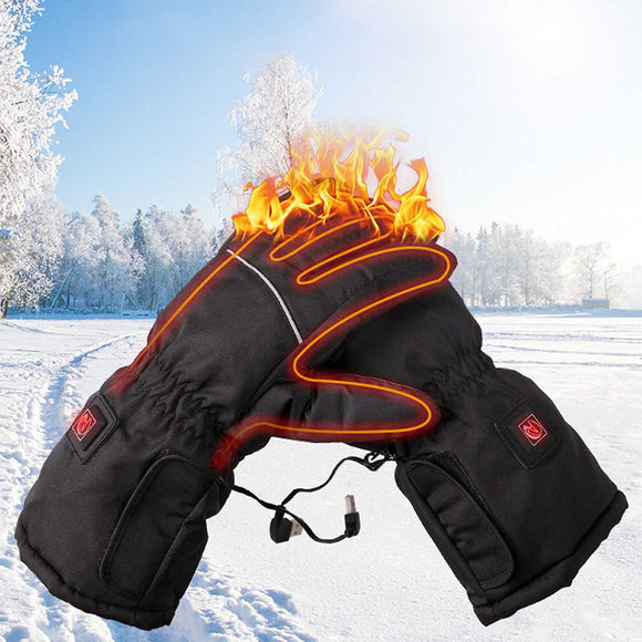 Winter,Electric,Heated,Gloves,Touch,Screen,Model,Adjust,Thermal,Warmer,Battery,Powered,Motorcycle,Racing,Skiing,Gloves