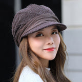 Womens,Vogue,Earmuffs,Beret,Outdoor,Travel,Bonnet