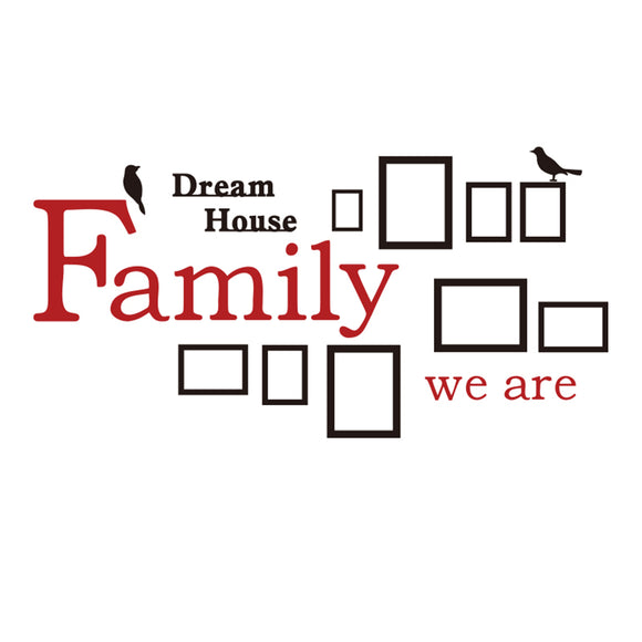 Photo,Frame,Sticker,Family,Dream,House,Decoration,Office,Decor