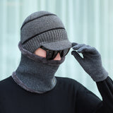 Men's,Scarf,Gloves,Windproof,Thickening,Scarf