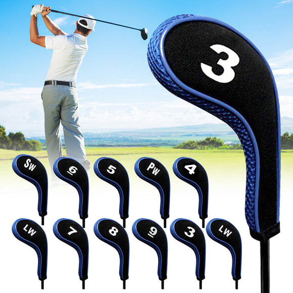 Clubs,Covers,Driver,Professional,Number,Headcovers,Rubber,Protector,Zipper