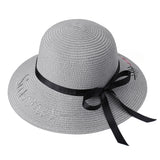 Women,Foldable,Sunscreen,Bucket,Straw,Outdoor,Casual,Travel,Beach,Floppy