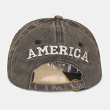 Unisex,Cotton,Classical,Casual,America,Pattern,Sunvisor,Baseball