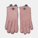 Women's,Glove,Winter,Touch,Screen,Gloves,Velvet,Thick,Pattern,Gloves,Fingers,Point,Drive,Gloves