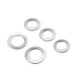 100Pcs,Stainless,Steel,Tooth,Washers,Ribbed,Safety,Spring,Washer