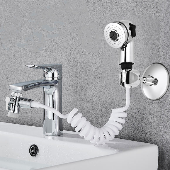 Bathroom,Basin,Water,External,Shower,Flexible,Washing,Clean,Faucet,Rinser,Extension,Gears,Adjustable,Shower,Water