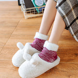 Women,Thickening,Fleece,Lining,Floor,Socks,Ankle,Socks