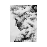 Modern,Portrait,Smoky,Canvas,Poster,Painting,Picture,Decorations