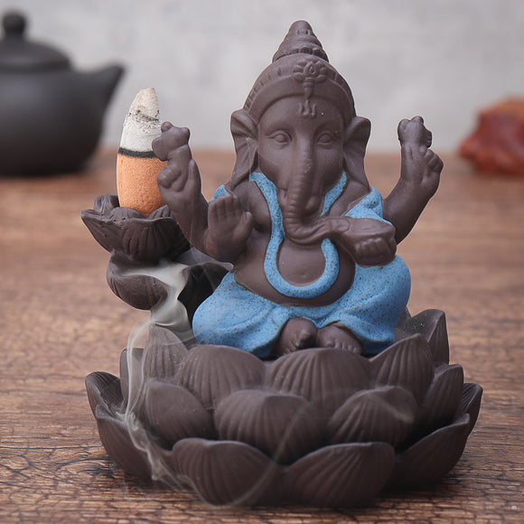 Southeast,Elephant,Backflow,Incense,Ganesha,Burner,Incense,Decorations